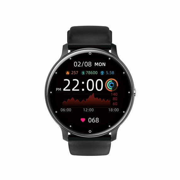SGNics Waterproof 1.28" Black Smart Watch