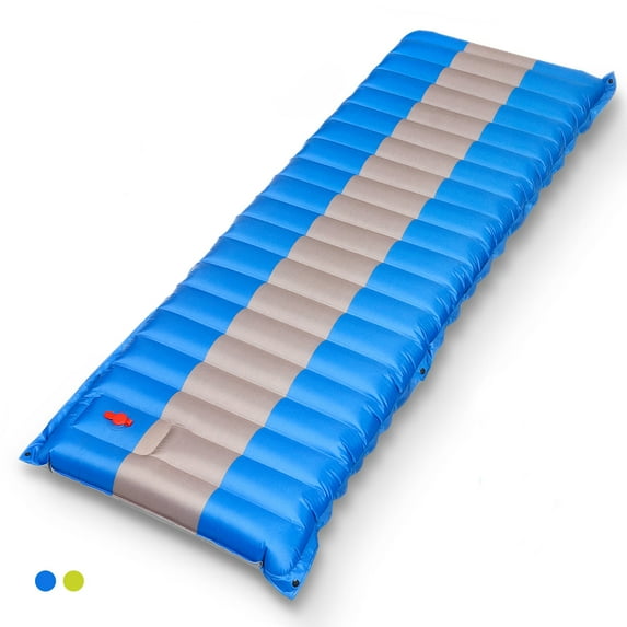 SGODDE Camping Sleeping Pad,Upgraded Spliceable Inflatable Sleeping Mat, Compact Air Mat, Waterproof Sleeping Backpacking Hiking Traveling