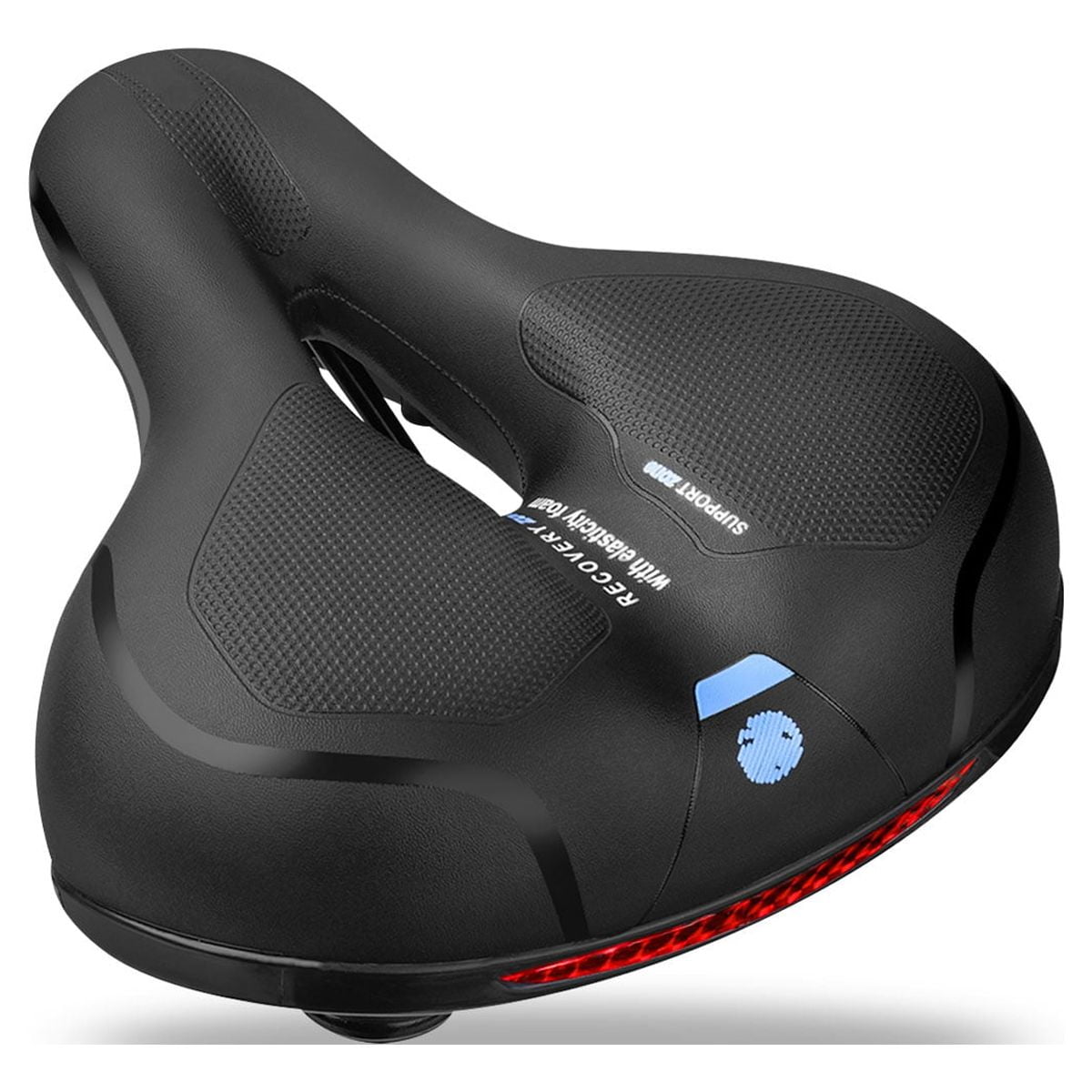 SGODDE Comfortable Bike Seat, Memory Foam Padded Wide Bicycle