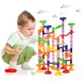 thumbnail image 1 of SGODDE Marble Run (105 Pieces), 1 of 7