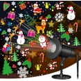 thumbnail image 1 of SGOKEEN Christmas Projector Light, Laser Lights,Christmas Outdoor Decorations,16 Dynamic Multi-image,Black, 1 of 12