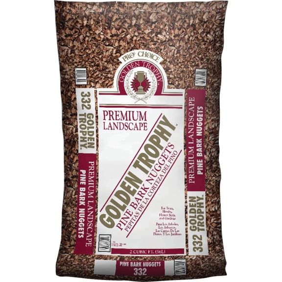 SGP Mulch and Soils Landscape Select Pine Decorative Bark Mulch Nuggets - Pack of 12