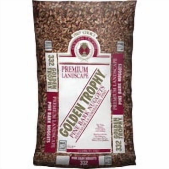 SGP Mulch and Soils Landscape Select Pine Decorative Bark Mulch Nuggets - Pack of 5 Bulk Value Case