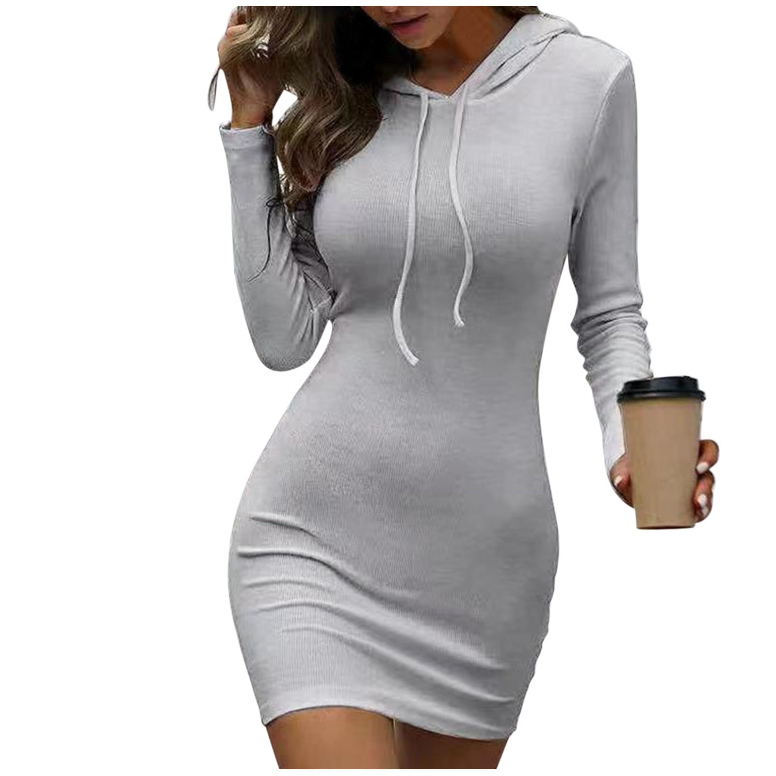 SGQSRQJ Women Summer Dresses Women'S Solid Color Original Collar Long