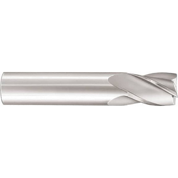 SGS 41657 Square End Mill: 0.3937" Dia, 0.6299" LOC, 4 Flutes, Solid Carbide