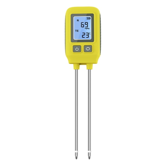 SGS09 Soil NPK Tester LCD Backlight Soil Detector 4 In 1 Soil Fertilizer Nutrient Meter NPK Temp Analyser For Greenhouse