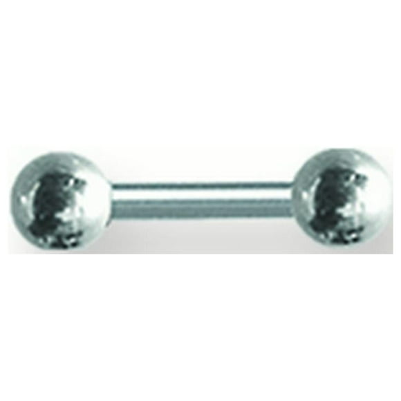 SGSS BB w Stl Balls 14G (1.6mm) 1/4 (6mm) Long w 2 4mm balls