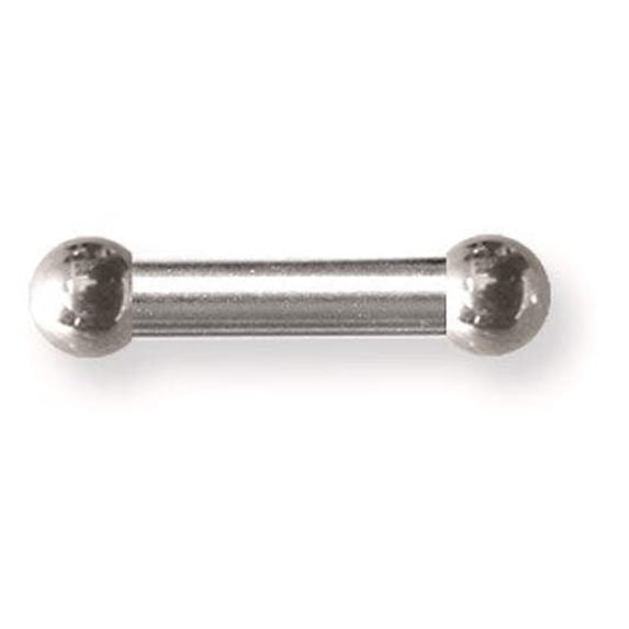SGSS BB w Stl Balls 6G (4.1mm) 5/8 (15mm) Long w 2 6mm balls
