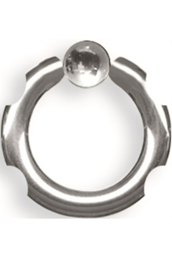 SGSS Notched Captive with Steel Ball 8G 5mm (3/16) 7/16 Diameter Stainless Steel