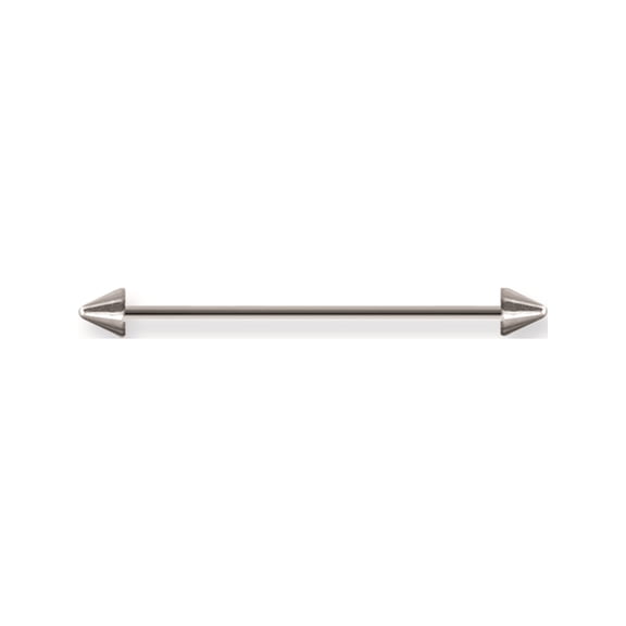 SGSS Straight BB w Stl Spikes Stainless Steel