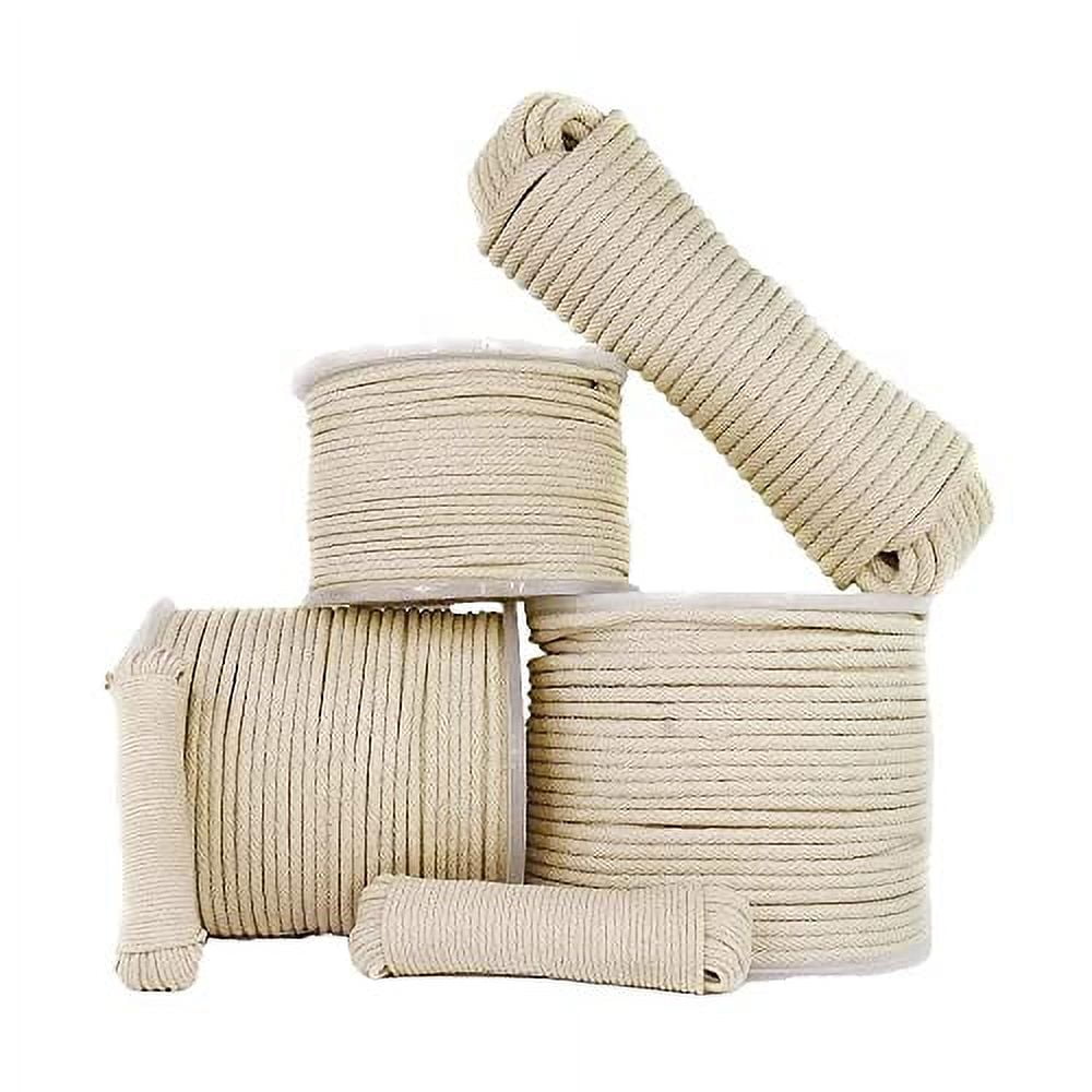 SGT KNOTS Cotton Sash Cord All Purpose Rope for Window Sashing, Tying