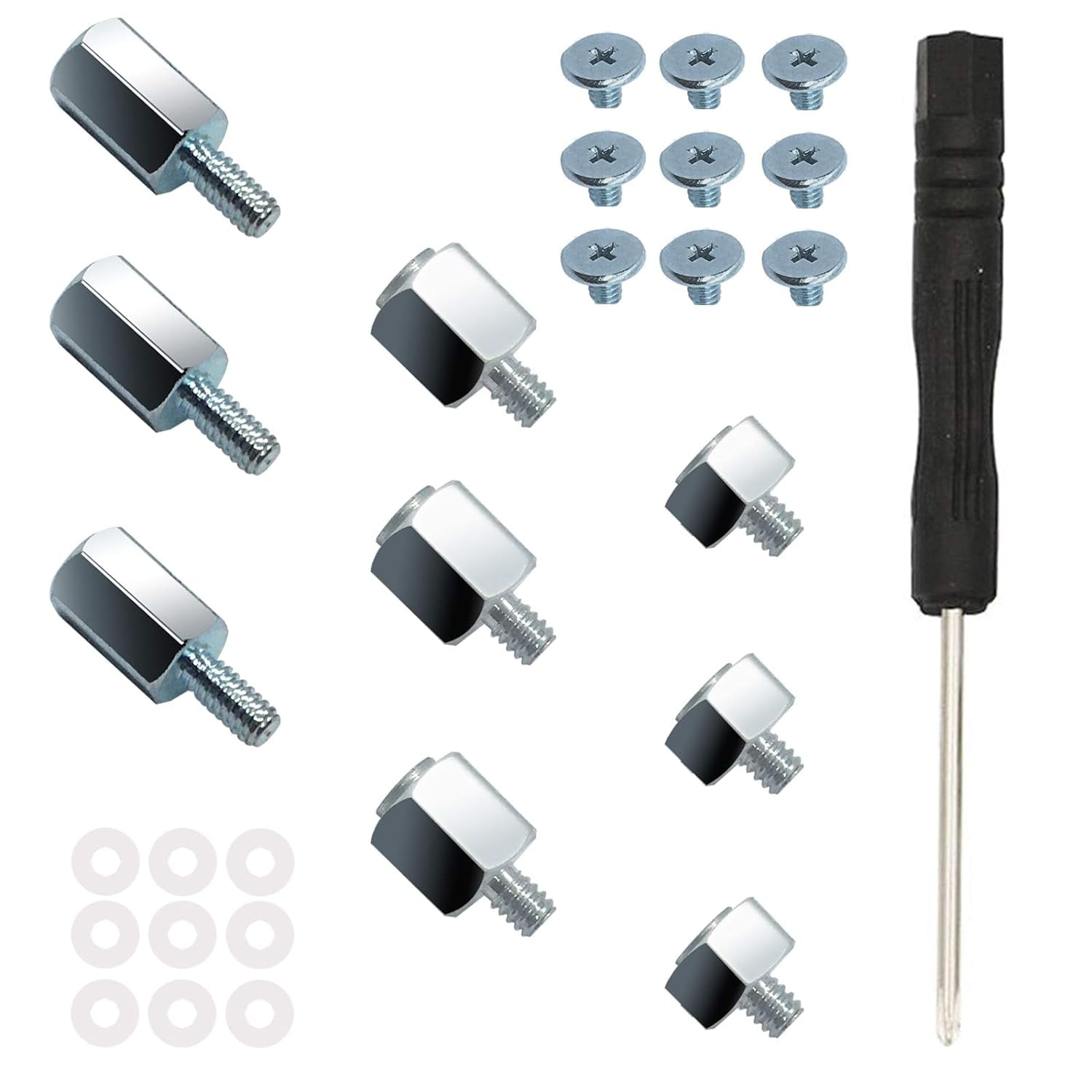 SGTKJSJS m.2 Screws,PCIe NVMe M.2 2280 SSD Hard Disk Mounting Screws