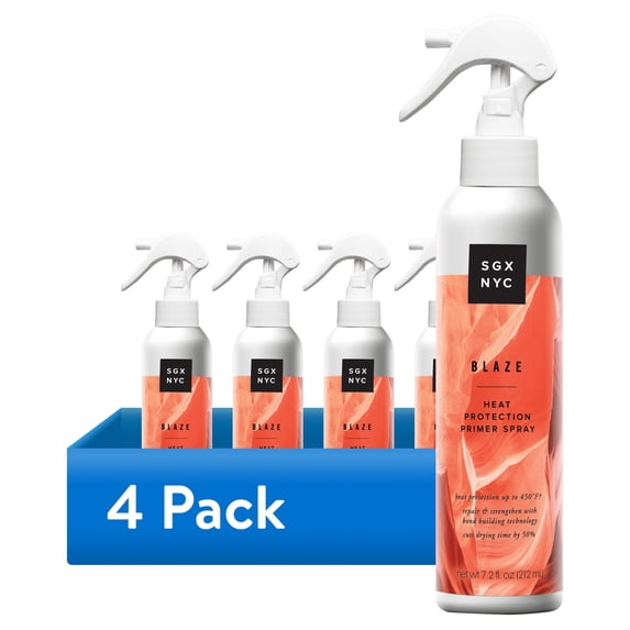 (4 pack) SGX NYC Blaze Heat Protection Primer Spray - 7.2oz *