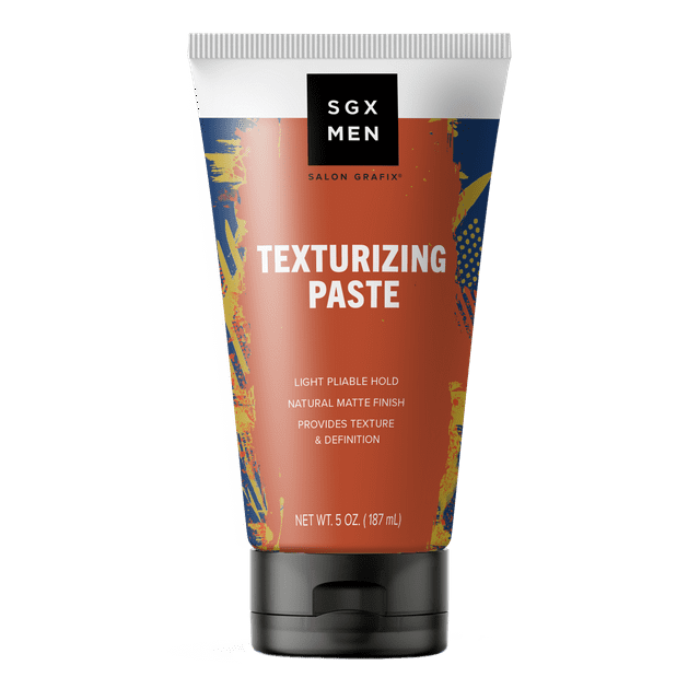 SGX NYC Men's Texturizing Paste, for All Hair Types, Light Hold, 5 oz