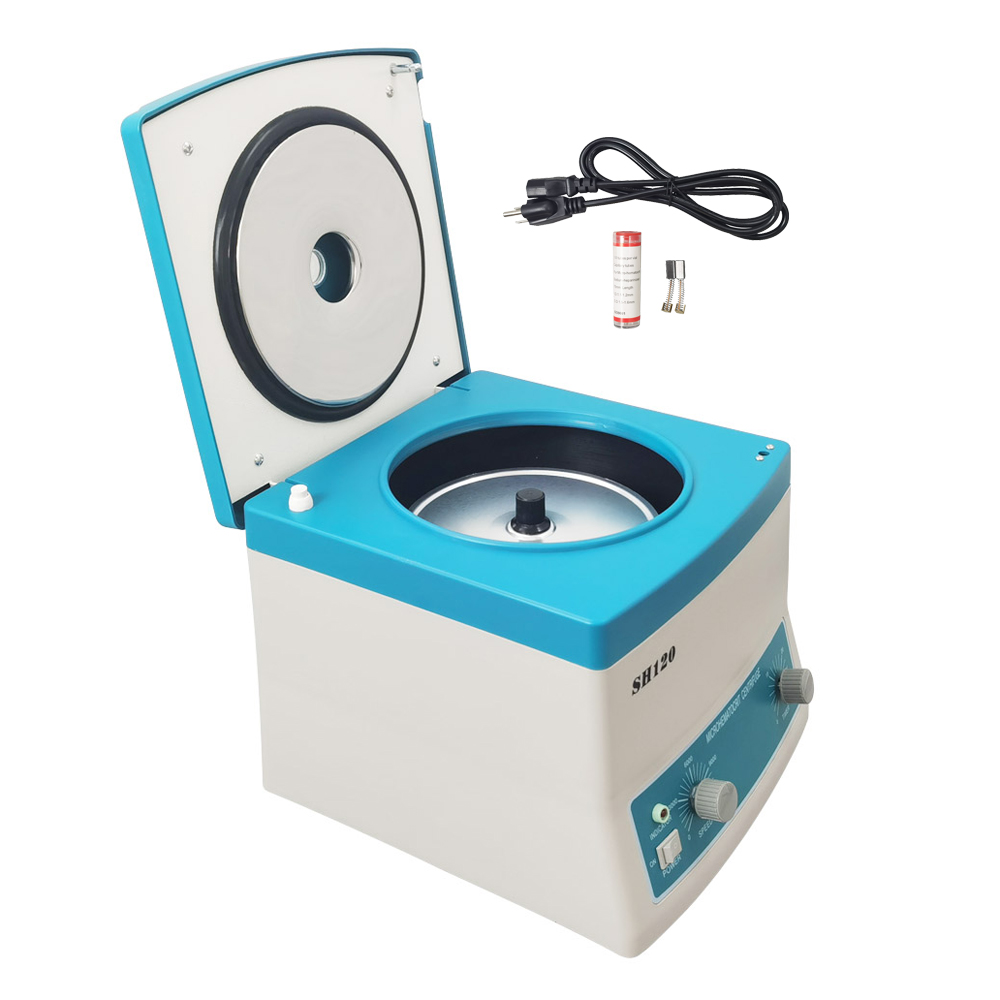 SH-120 Microhematocrit Centrifuge 24 Tubes 15300XG High Speed Capillary Blood Separation Centrifuge Machine