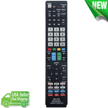 SH-1LC Universal Replace Remote Control for Sharp LC60C7500 LC52C6400 LC70LE640
