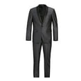 thumbnail image 1 of SH_201-17 Men's Slim Fit 2-Piece Shawl Lapel Tuxedo Suit, 1 of 4