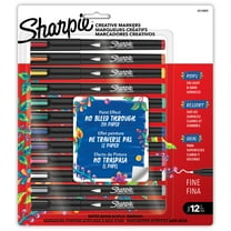 Sharpie Creative Markers, Water-Based Acrylic Paint Markers, Fine Tip, Assorted, 12 Count