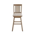 thumbnail image 1 of Home 2 Office SH Mission 42.5 in. Oak High Back Wood 29 in. Bar Stool, 1 of 6