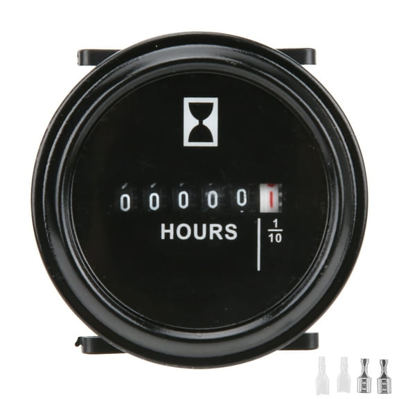 SH1 Hour Meter Quartz Hermetically Sealed MultiFunctional Industrial Hour Gauge for Ship Generator
