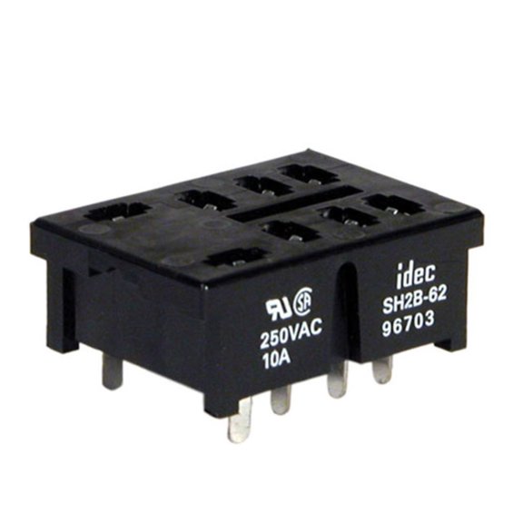 SH2B-62 Relay Socket 8Position Through Hole :RoHS