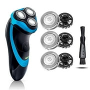 SH30 CloseCut Replacement Heads for Philips Norelco Electric Shaver Series 1000, 2000, 3000 and S738 with Durable Sharp Blade, Philips Heads, 3-Pack
