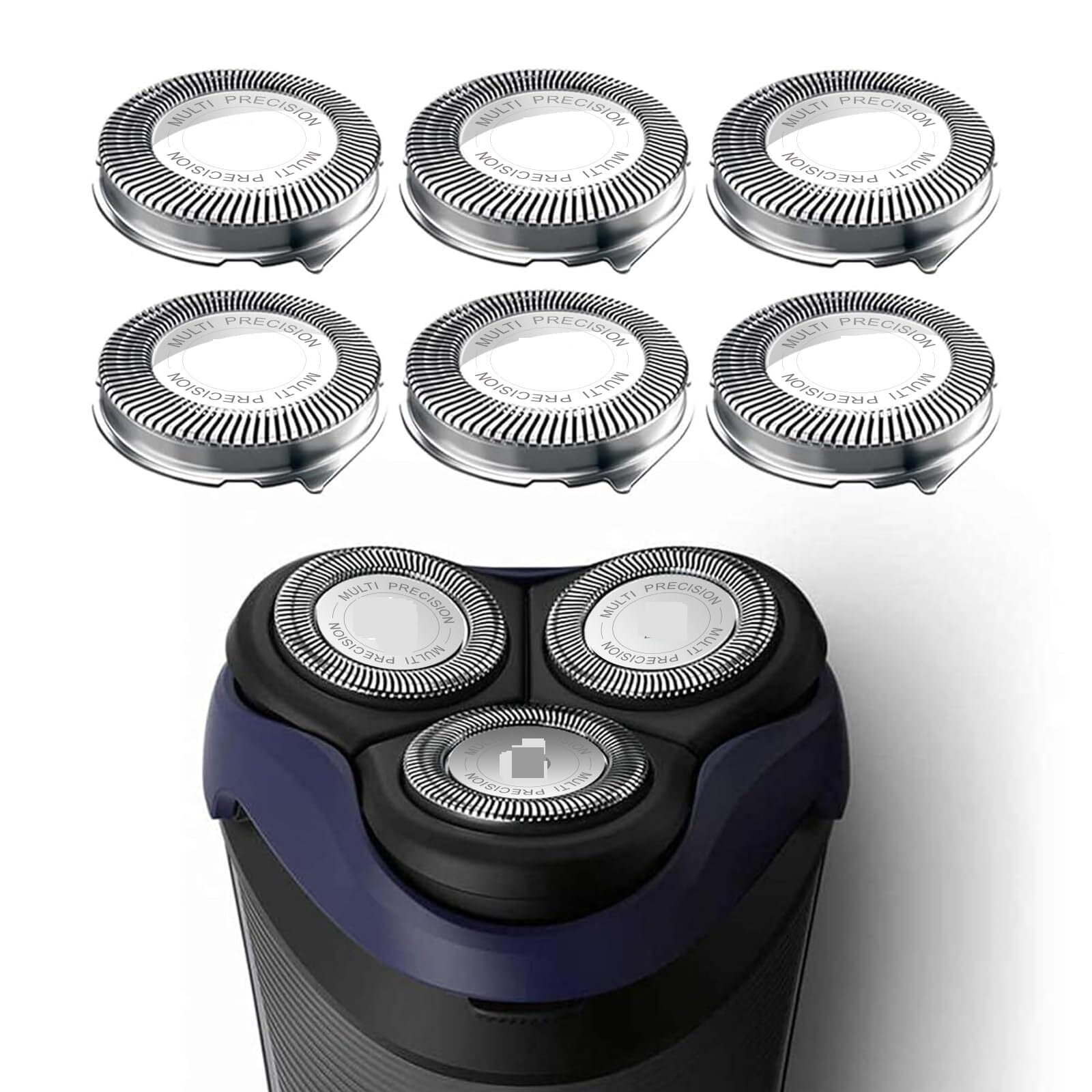 Mellbree SH30/50/52 Replacement Shaver Head For Philips Series 1000 3PCS, Replacement Shaver Head Compatible With Philips Series 1000, 2000, 3000, 5000 And Model AT8xx/AT7xx/PT8xx/PT7xx - View #5