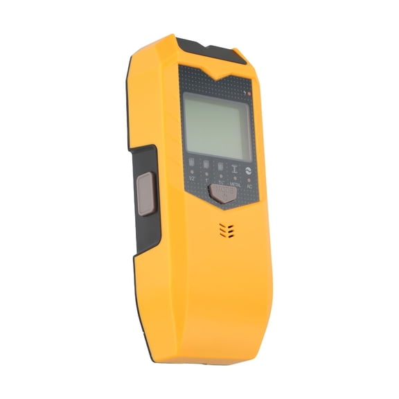 SH402 5-in-1 Wall Scanner for Metal Stud Wire Detection with AC Live and LED Display Handheld Tool for Drywall Wood(yellow)