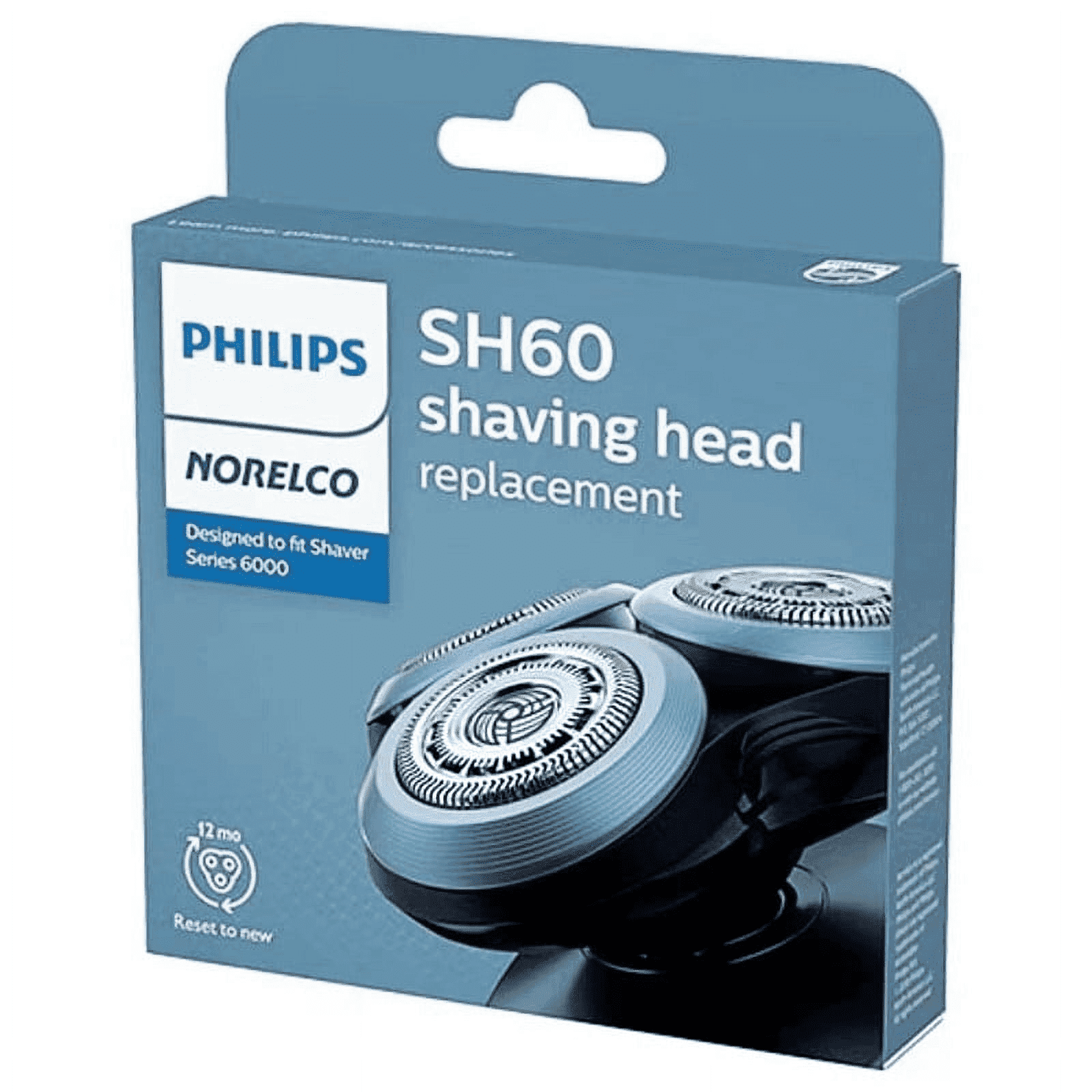 SH60 Replacement Shaver Head for Philips Series 6000 Electric Shaver, 3 Piece