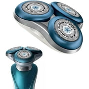 SH70 Complete Replacement Shaver Head for Philips 7000 Shaving Heads,Metal Wheel Clip, Upgraded Double Precision Blades, Long Lasting Durability,Complete Heads.