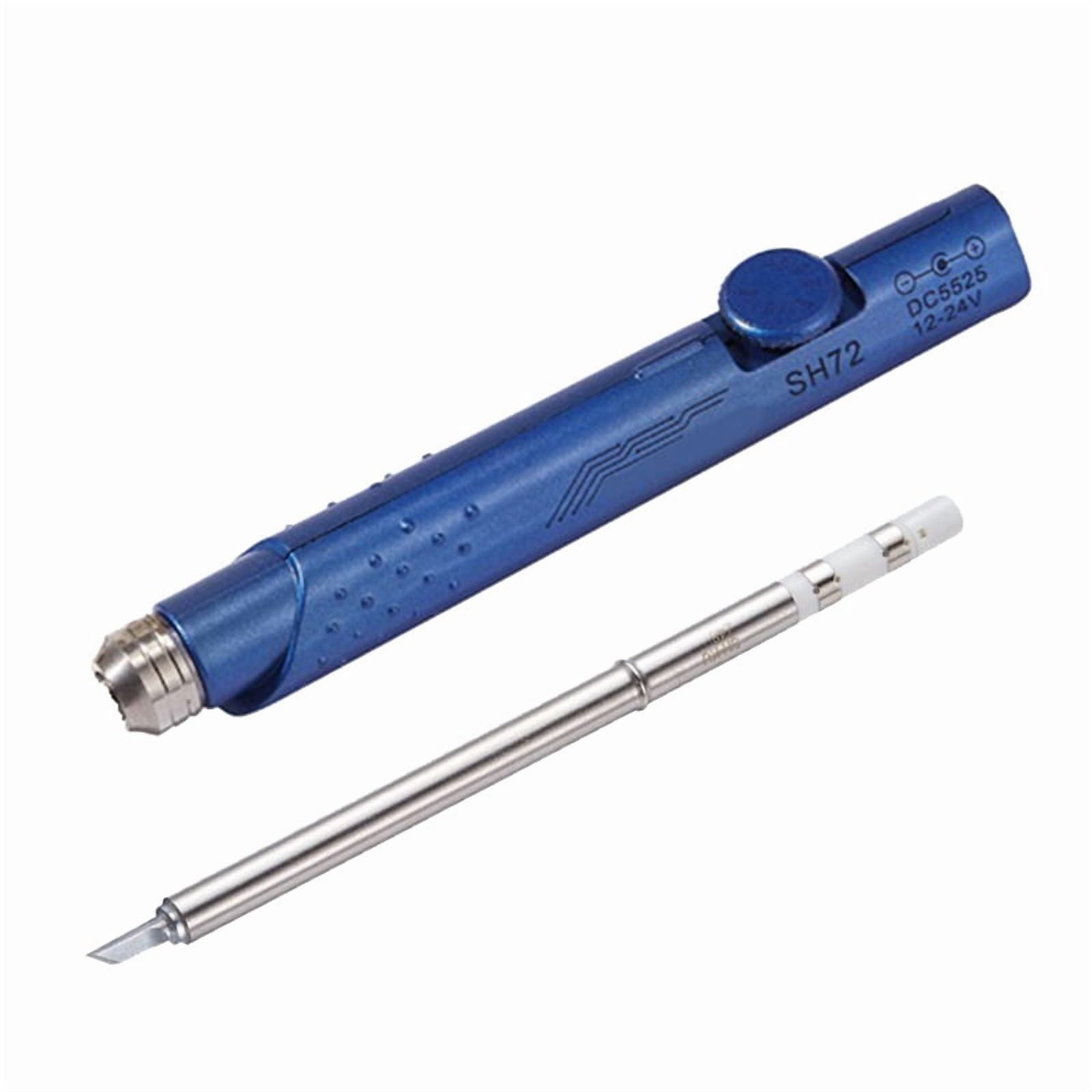 SH72 Soldering Iron 65W 12-24V 220-400℃ Adjustable Temperature SH72 KU Welding Tool Not T12 Dark Blue