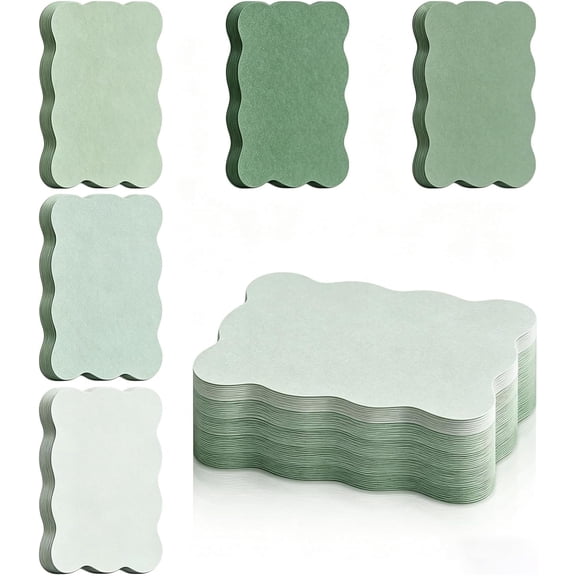 SHAANXIXIAN 150 Pack Green Index Cards 3 x 5 Inch Colored Cardstock Flashcard Gradient Green Blank Index Card for Note-taking Studying Organizing School Office Supplies