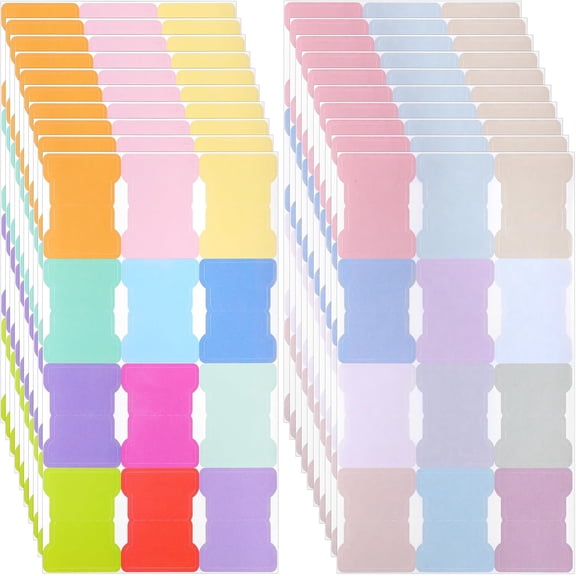 SHAANXIXIAN 20 Sheets Sticky Index Tabs, Tabs for Notebooks, Writable Blank Monthly Index Tabing Annotation Planner Tab, Divider Tab for Diary Notebook Bookmark