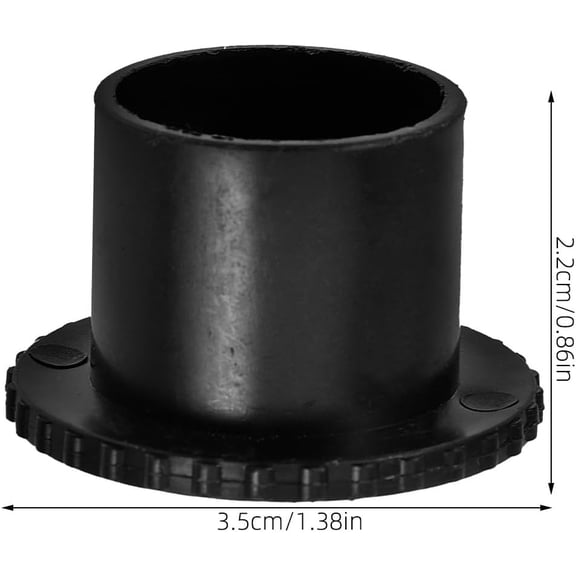 SHAANXIXIAN 2pcs Black Clothes Rack End Caps Rod Stoppers Clothes Hanger Accessories for 26-28mm / 0.79-0.87in Diameter Drying Racks Easy to Install and Lightweight