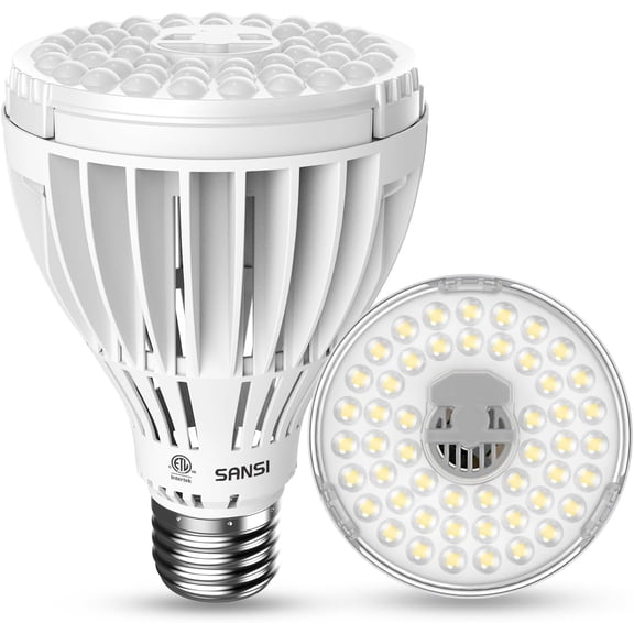 SHAANXIXIAN 32W Grow Light Bulbs for Indoor Plants, 350W Equivalent Full Spectrum LED Grow Light Bulb High PPFD with Optical Lens, Plant Bulbs with Ceramic Tech. Energy Saving for Seeds and Greens
