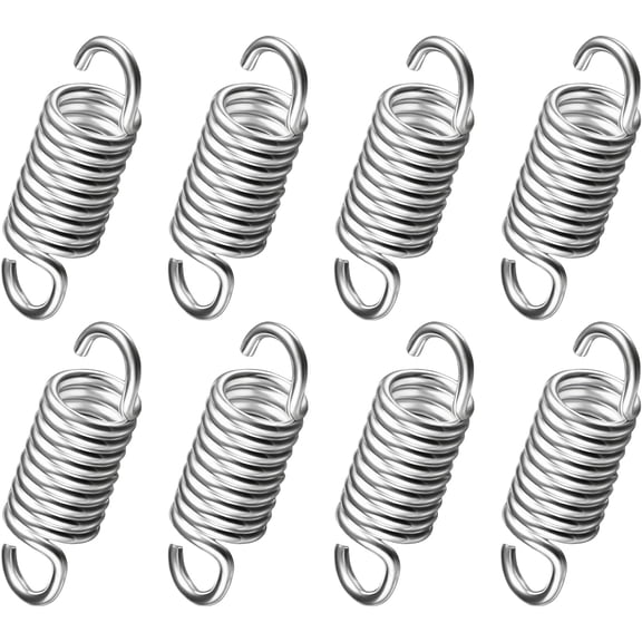 SHAANXIXIAN 8 Pack 2 Inch Recliner Spring, Tension Springs for Recliner Sofa Bed Chair, Replacement Furniture Spring (10 Turn)