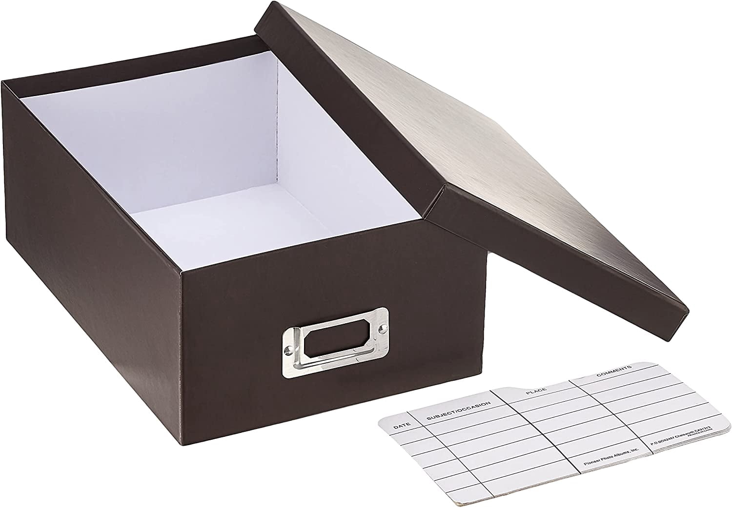 SHAANXIXIAN B-1S/DB B-1S Photo Storage Box, Dark Brown