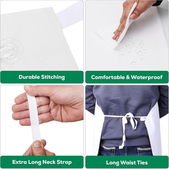 SHAANXIXIAN Everyday General Use Polyester Dishwashing And Heavy Duty PVC Leather Apron
