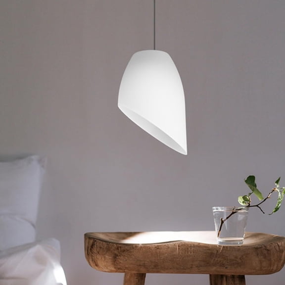 SHAANXIXIAN Horseshoe Plastic Lamp Shade Replacement for Table and Desk Lamps Eye-protecting Light Cover Minimalist Decorative Shades for Bedroom and Hotel Use