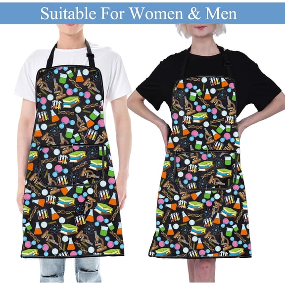 SHAANXIXIAN Lab Technician Apron for Science Lab Tech Assistant Gifts