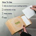 thumbnail image 1 of SHAANXIXIAN - Liquidless Laundry Detergent Sheets, 100 Loads - Fresh Linen Scent, Eco-Friendly, Quick-Dissolving Formula, Hypoallergenic, Septic Safe, Plastic-Free Packaging - 50 Sheets, 1 of 4