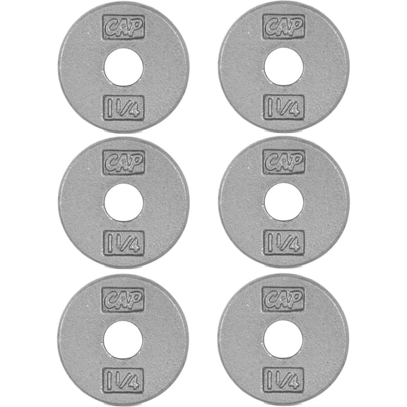 SHAANXIXIAN Standard 1-Inch Cast Iron Weight Plates - Singles & Sets | 1.25-50 lbs | Multiple Options