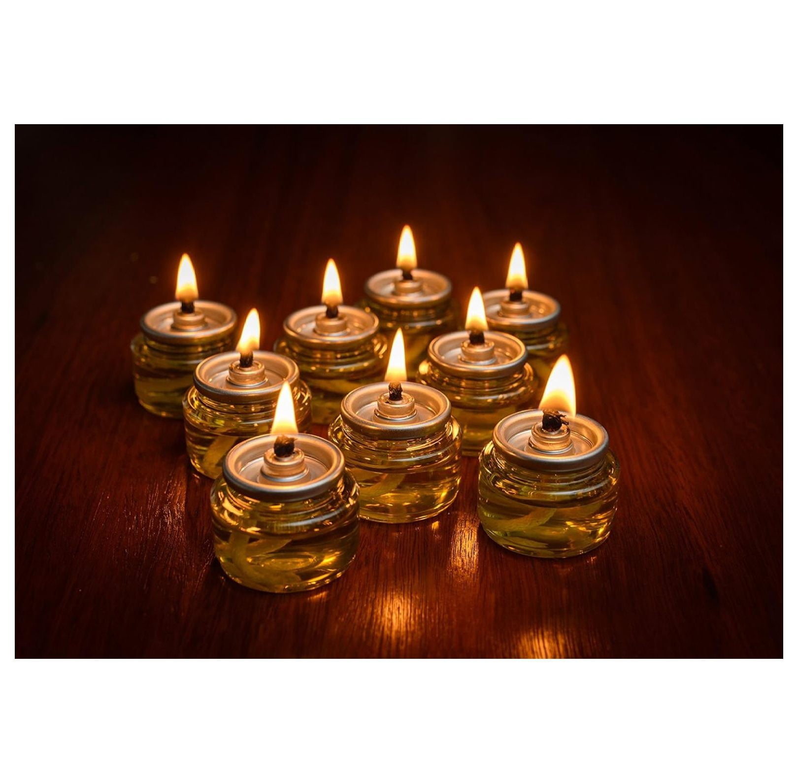 SHABBOS OIL CANDLE LIGHT. PreFilled (for quick lighting) Beautiful