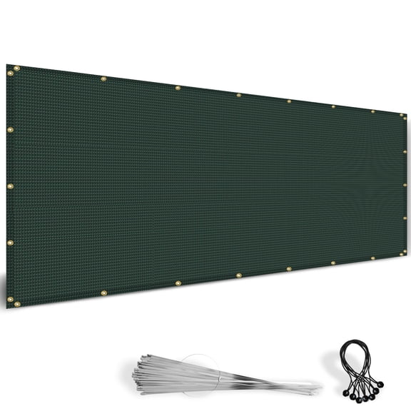 SHADEWIZ 3' x 6' Sun Shade Cloth, 190 GSM HDPE Mesh With Grommets, 90% UV Block, Shade Cloth for Patio, Outdoor, Garden, Backyard, Green, Custom Size