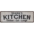thumbnail image 1 of SHAINA's Kitchen Rustic Chic Decor Gift 8x24 Sign 108240051590, 1 of 1