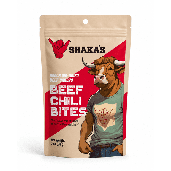 SHAKA'S Angus Air-Dried Beef Snacks Biltong