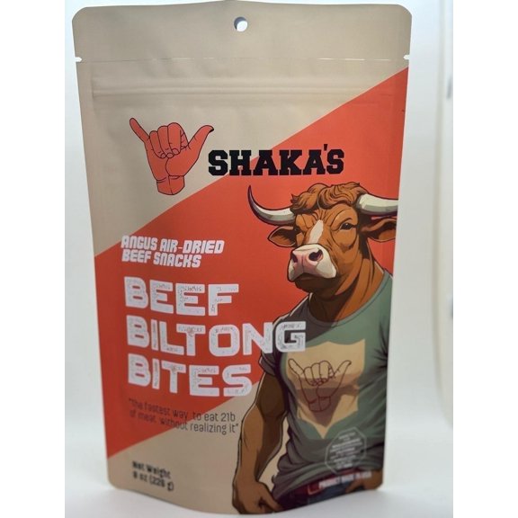 SHAKA'S Angus Air-Dried Beef Snacks Biltong