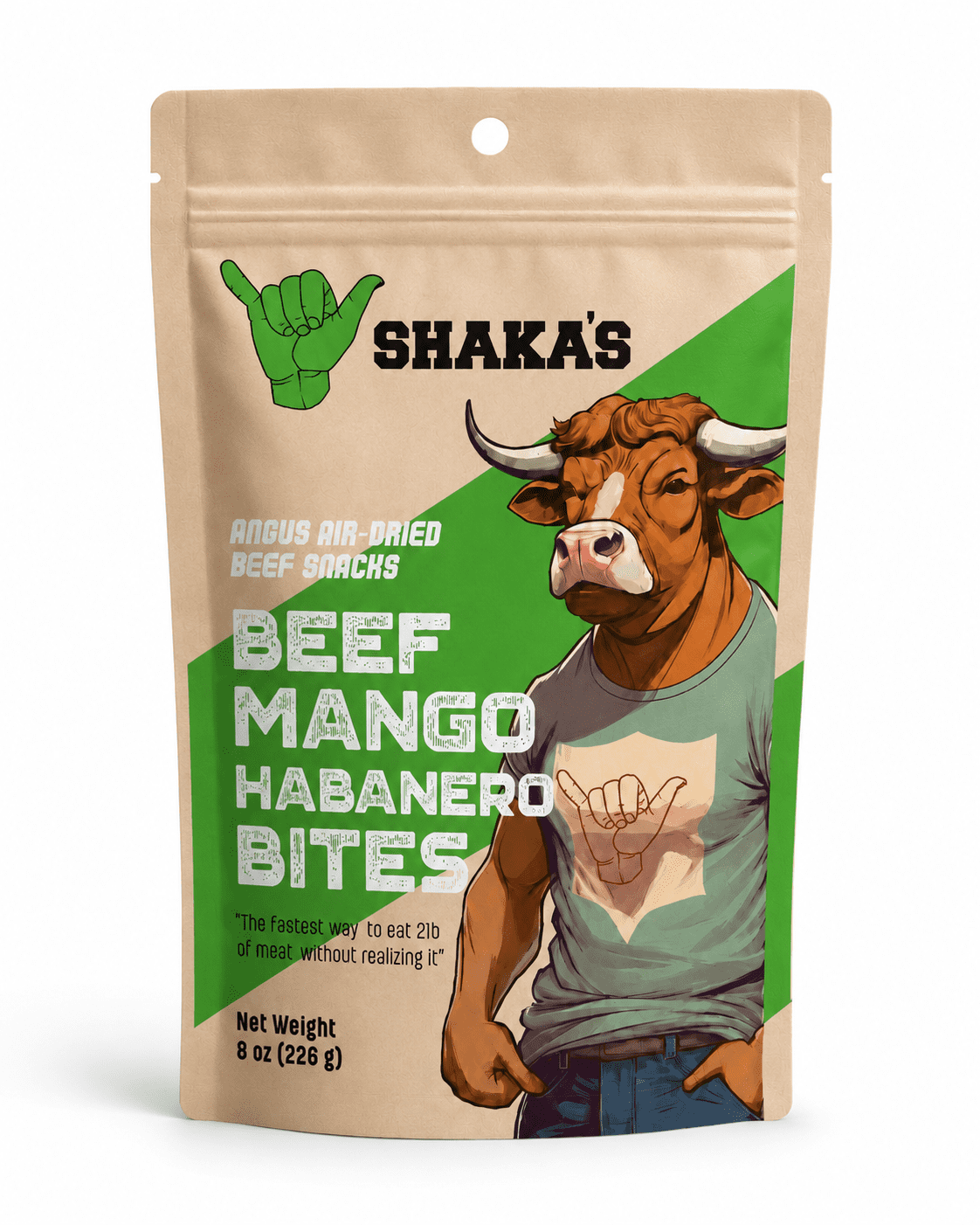 SHAKA'S Mango Habanero Beef Bites, 8 oz