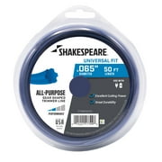 SHAKESPEARE 0.065 x 50 All Purpose Trimmer Line - Blue, Gear-Shaped 1 Count
