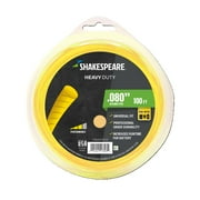SHAKESPEARE 0.080 x 100 Heavy Duty String Trimmer Line - Yellow, Round-Shaped 1 Count